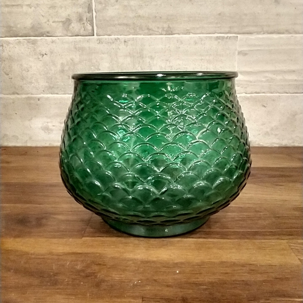 Mermaid scale candy bowl catch all storage or candle holder made in Cleveland